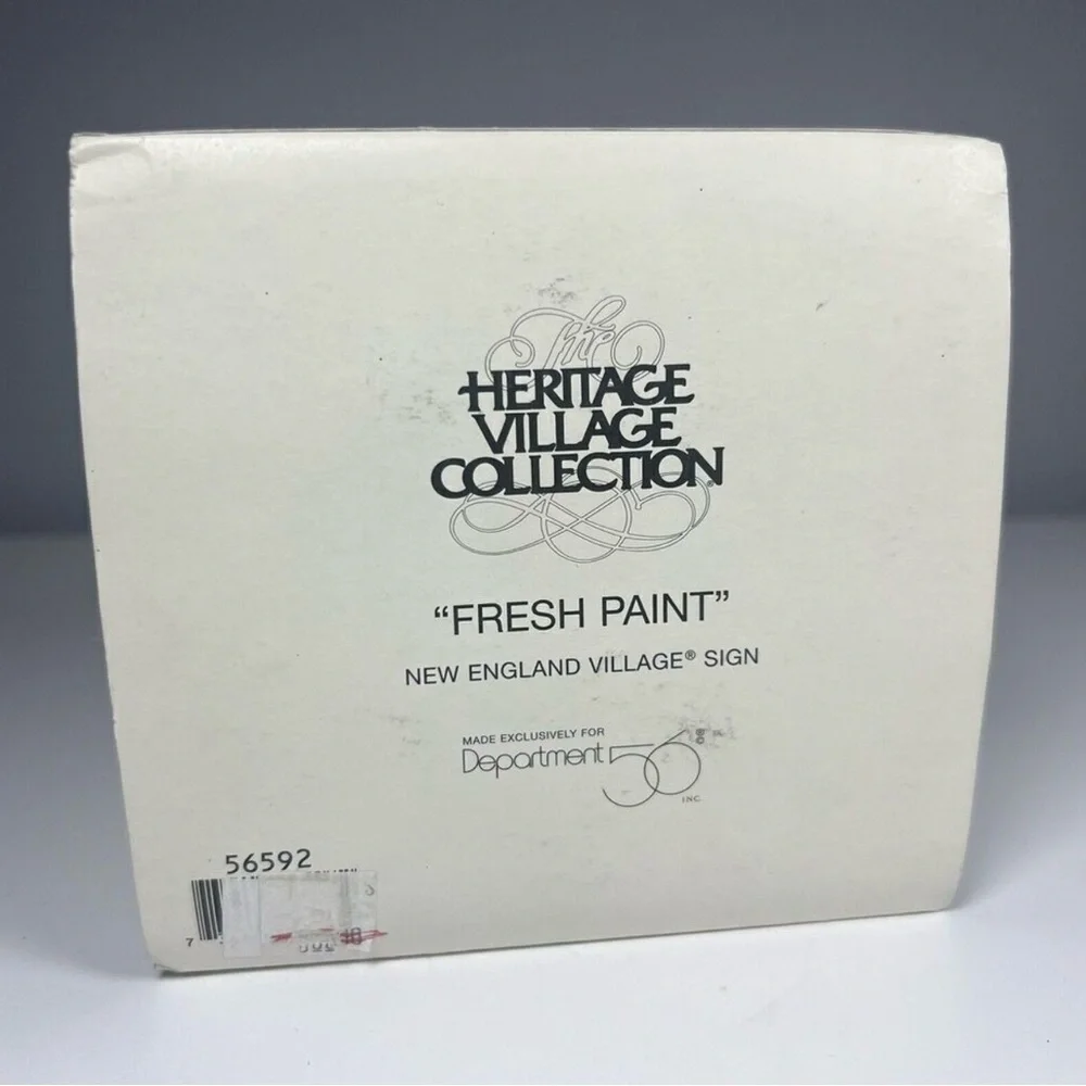 Dept 56 Fresh Paint New England Village  Figurine Heritage Village Collection - Picture 3 of 4